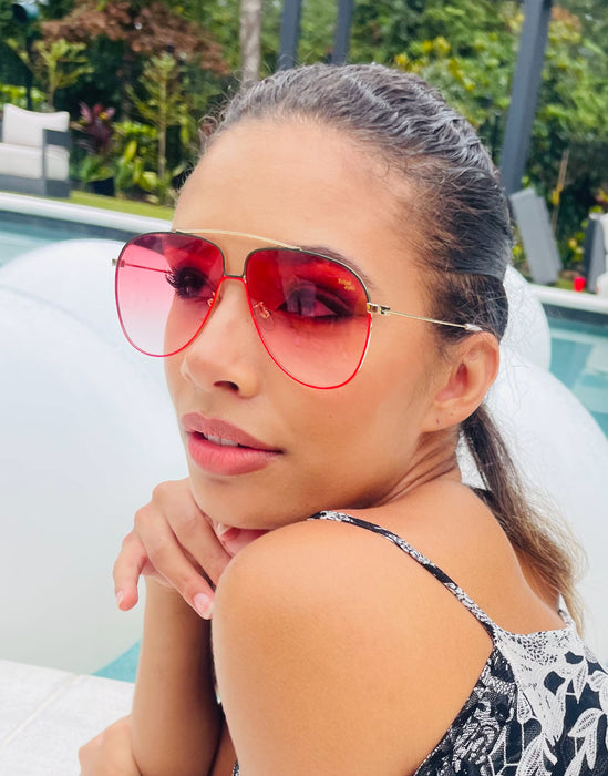 Highlife Rose-Colored Aviators