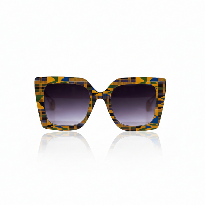Afi Kente cat eye sunglasses
