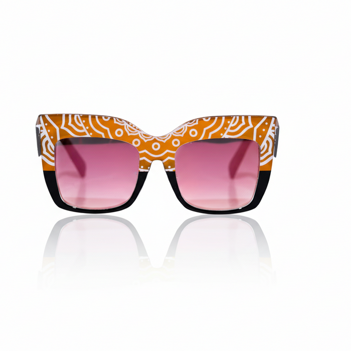 Amal Pink Gold Cat Eye Reflectors