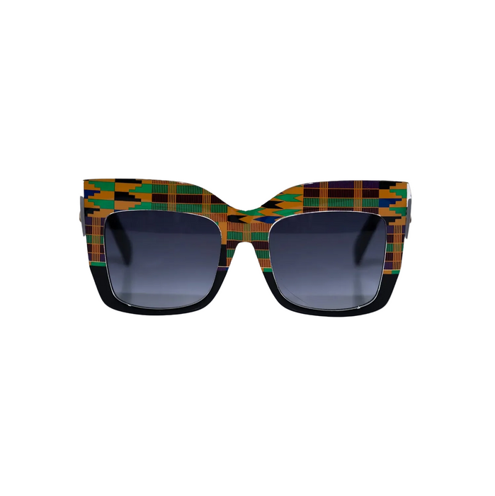 KB Kente Black Oversized Sunglasses