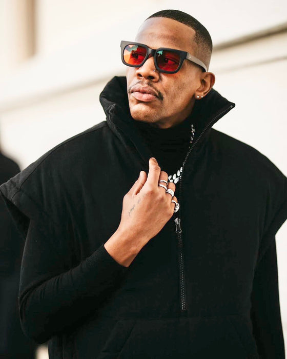 Isidore orange lens sunglasses